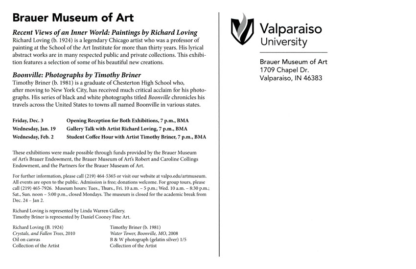 2010 Brauer Postcard Back